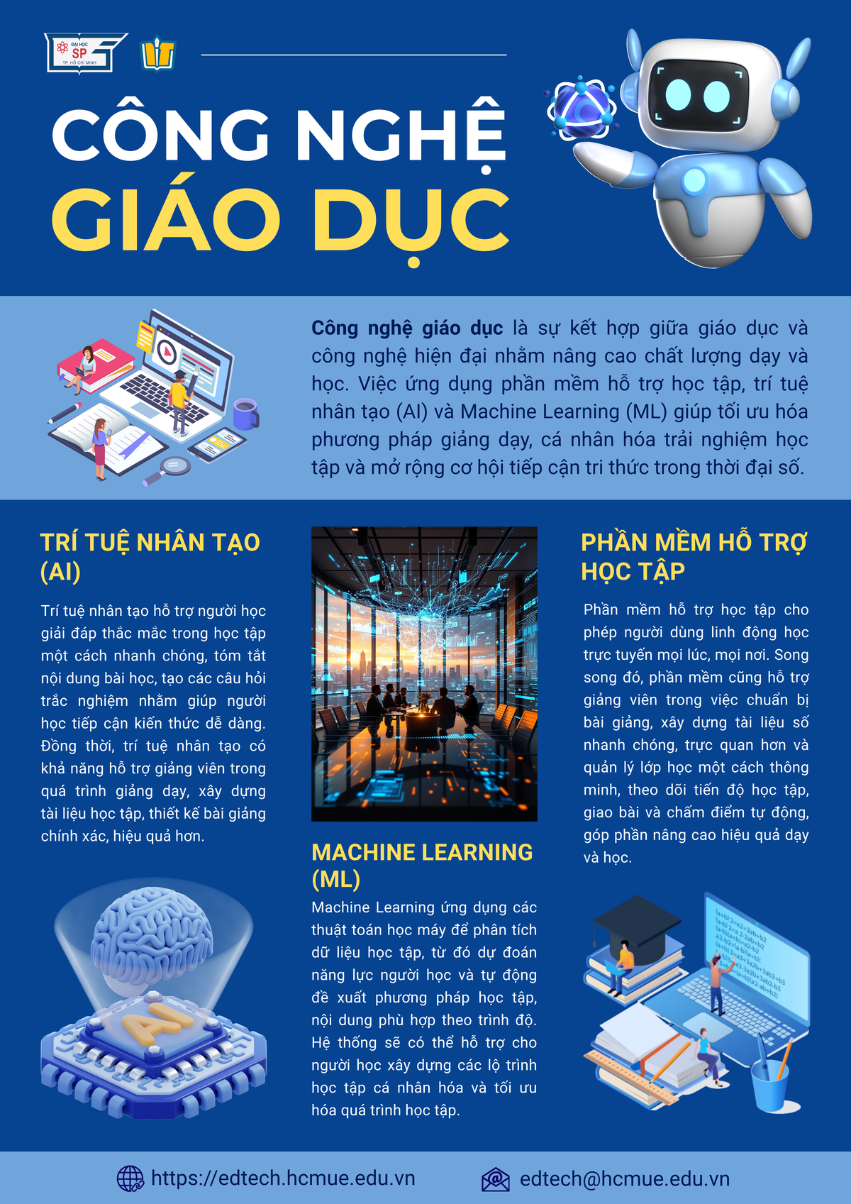 Poster giới thiệu ngành Công nghệ Giáo dục - số 2